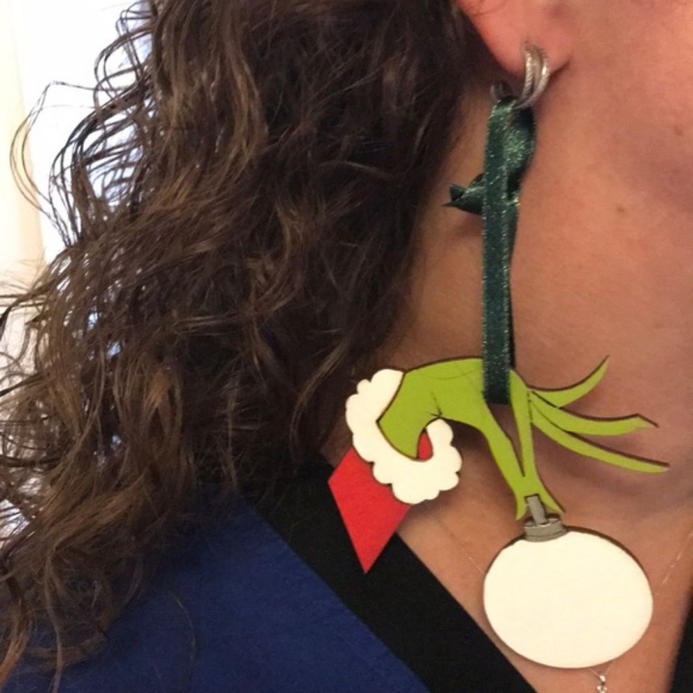 1 Grinch Christmas Handmade Ornament - Picture 7 of 7